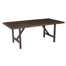 Hampton Bay Bolingbrook Rectangular Patio Dining Table D13106 Tt The Home Depot Patio Dining Table Outdoor Dining Table Rectangular Dining Table
