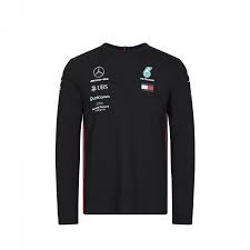 2019 Team Longsleeve T Shirt Mercedes Amg Amg Petronas Shirts