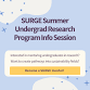 Become a SURGE Mentor! Info Session event in Stanford, CA