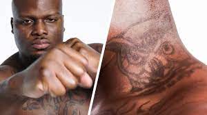 Arguably one of the more underrated fighters of the early tuf era of the mid 2000's, joe riggs picked up some impressive wins in the ufc. Watch Tattoo Tour Ufc Fighter Derrick Lewis Breaks Down His Tattoos Gq Video Cne Gq Com Gq