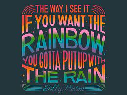 Every day we present the best quotes! Dolly Parton Rainbow Quote By Rachel Eck On Dribbble