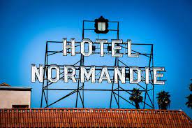 Hotel Normandie Hotel Vintage Antiques Neon Lighting