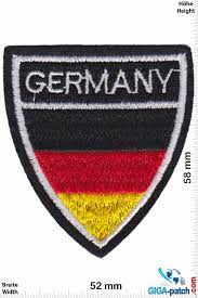 Gebräuchlich ist ferner das synonym bundesfarben. Germany Germany Wappen Deutschland Flagge Aufnaher Shop Patch Shop Grosster Weltweit Patch Aufnaher Schlusselanhanger Aufkleber