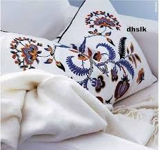 Ikea Alvine Spetsig Scandinavian Cushion Cover Pillow Sham Embroidered Floral Skandinavische Kissen Kissenbezug