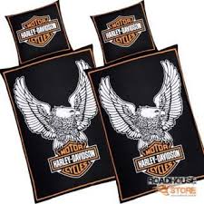 Harley Davidson Microfaser Bettwasche Eagle Doppelpack Harley Davidson Davidson Harley