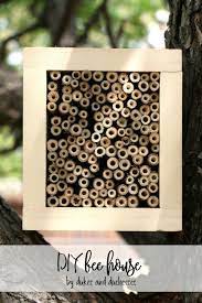 make a simple diy bee house with wood scraps and bamboo sticks to house mason bees bee house mason bee house mason bee house diy