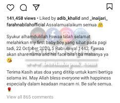Tahniah artinya adalah ucapan selamat. Syukur Alhamdulillah Fawaa Telah Selamat Melahirkan My First Baby Farah Nabilah Berita Kopak Cc