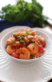 Shrimp Creole For One A Classic Louisiana Dish Made With Garlic Onions Green Bell Peppers And Tomatoes The Creole Recipes Cooking Shrimp Creole Recipe Easy