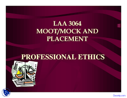 Business etiquette is important because it creates a professional, mutually respectful atmosphere and improves communication, which helps an office serve as a business etiquette and electronic communication. Professional Ethics Moot Mock And Placement Lecture Slides Docsity
