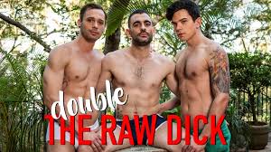 Lucas Entertainment: Max Arion, Dakota Payne and Drake Rogers Bareback  Threesome in Double The Raw Dick, Scene 4 - WAYBIG
