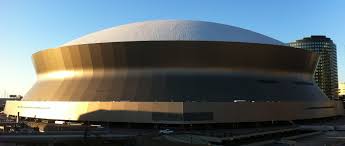 Mercedes Benz Superdome Often Referred To Simply As The Superdome Is A Domed Sports And Exhibition Venue Located In Th New Orleans New Orleans Saints Orleans