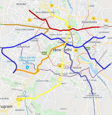 The metro is being constructed in phases, with the final phase iv remaining and expected to be completed by 2024. Delhi Metro Active Routes Google My Maps