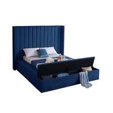 Buy The Rich Blue King Size Bed Online In Nigeria Decorhubng Shop for wooden full bed frame online at target. rich blue king size bed