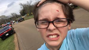 Germantown Middle School bus overturns in Canton