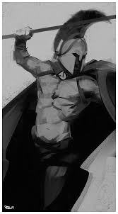 Pantheon On Twitter Warriors Illustration Warrior Drawing Greek Warrior