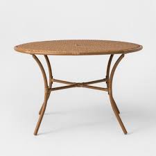 Modern round outdoor coffee table | w. Britanna 4 Person Round Patio Dining Table Brown Opalhouse Target