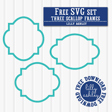 Download Make It Create Free Cut Files And Printables Free Svg Files Scallop Frame Set