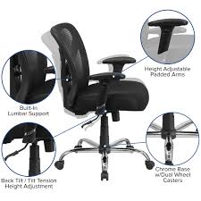 Made of 100% bonded leather; Big Tall 400 Lb Rated Black Mesh Swivel Ergonomic Task Office Chair Overstock 10125223