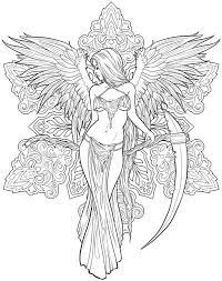 But you do not have to tattoo your body, you can get a. Page From Night Magic Gothic And Halloween Coloring Book Fantasy Coloring By S Http Design Halloween Coloring Book Fairy Coloring Pages Coloring Pages