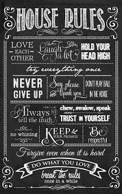 House Rules Wall Art Printable Chalkboard Poster Etsy Chalkboard Art Chalkboard Art Quotes Chalkboard Poster