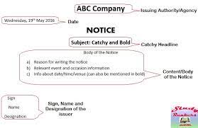 You see writing notice is not at all difficult, only if you follow our expert advice. Format For Writing Notice With Example