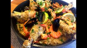 Paella Au Poulet Et Fruits De Mer Recette Facile Et Delicieuse Youtube