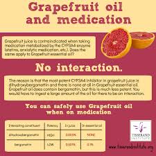 Grapefruit Oil And Medication Is There A Potential