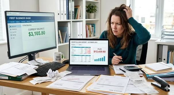 Why profit doesn't match bank balance