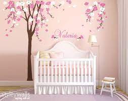 A few photos of cherry bonsai trees in blossom, mostly these photos are taken in japan. Cherry Blossom Tree Wall Decal Cherry Tree Nursery Wall Etsy In 2021 Wall Decals Girls Room Nursery Wall Decals Girls Wall Stickers