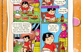 Salah satu jenis komik yang baik untuk anak anak ialah komik yang bersifat menghibur atau lucu yang bisa membuat suasana hati senang karena bisa tertawa saat membacanya. Komik 5 Menit Ebook Anak