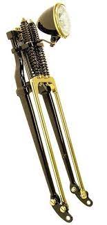 Paughco Black Brass Springer Front End Bobber Motorcycle Bobber Bike Details