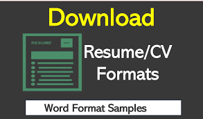 Neetu singh is the founder of resume formats.neetu singh holds an engineering degree in computer science with mba degree in. Good Resume Formats Download Word Format Cv Templates