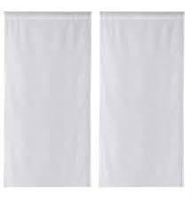 Check spelling or type a new query. Paire Vitrage Polyester Passe Tringle Blanc 45 X 180 Cm Linder Blanc Bhv Marais