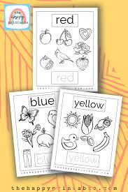 Color the crayons coloring page. Learning Colors Coloring Pages The Happy Printable