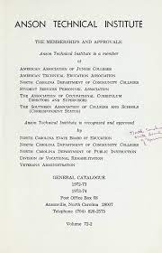 Who\'s who in american junior colleges nc. File Anson Technical Institute General Catalog 1972 1974 Dpla 6af99136b4ab3f8e0c264de148292061 Page 3 Jpg Wikimedia Commons