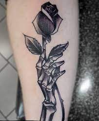 Hand holding rose tattoo rose tatoo. Uzivatel Steel And Ink Tattoo Studio Na Twitteru Black And Grey Hand Holding A Rose Tattoo Designed By Shawn Medina We Are Operating Normal Business Hours Again Today Https T Co Yrsecsqifs