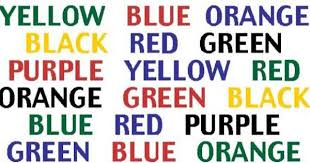 Look At The Chart And Say The Colour Not The Word This Is So Difficult Because Of Left And Right Optical Illusions For Kids Color Quiz Brain Teasers For Kids