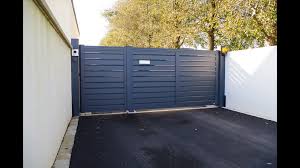 Portail Et Allee Beton Desactive Video Beton Desactive Portail Amenagement Exterieur