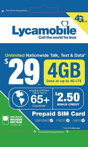 Lote 10 piezas iphone unlock sim. Buy Lycamobile 29 Plan 1st Month Included Sim Card Is Triple Cut Unlimited Natl Talk Text To Us And 65 Countries 4gb Of 4g Lte Online In Philippines B073z1sfht