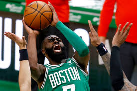 .center left, helps jaylen brown (7) after brown collided with teammate jayson tatum during the second half of an nba basketball game against the portland trail blazers, sunday, may 2, 2021, in. Celtics Injury Update Jaylen Brown Available To Play Friday Vs Hawks Draftkings Nation