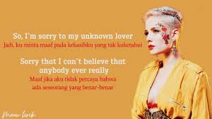 Halsey Sorry Lyrics Dan Terjemahan Indonesia Youtube