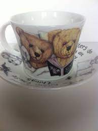 Teddy Bear Tea Coffee Cup Mug Set By Roy Kirkham Monsters Mugs Set Mugs Coffee Cups