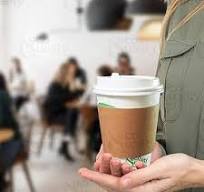 Amazon.com: 12 oz Compostable Paper Cups with White Dome Lids, Sleeves and  Wooden Stirrers - Biodegradable Disposable White Paper Coffee Cups PLA ...