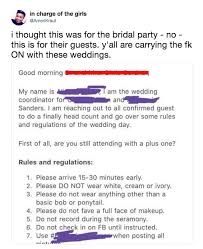 The acronym rsvp stands for the french phrase répondez, s'il vous plaît which translates literally to respond if you please. when should guests rsvp to a wedding? The Wildest Wedding Stories That Went Viral 2018