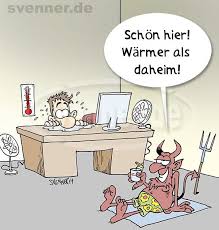 Cartoon Sommerhitze Im Buro Hitze Lustig Lustige Hitze Bilder Lustig