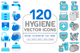 Download Hygiene Vector Icons Graphic By Medzcreative Creative Fabrica SVG Cut Files