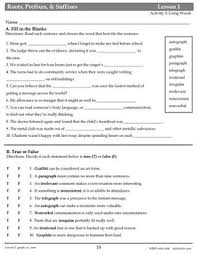 Algebra ii/trig unit 5 test review worksheet answer key. Greek And Latin Roots Prefixes And Suffixes Printables Unit 5 By Lovin Lit