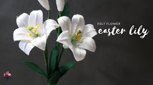 Assalamualaikum sahabat felt flower semua , di video ini saya akan menjelaskan tutorial cara membuat bunga tulip dari kain flanel. Cara Membuat Bunga Lily Dari Kain Flanel Diy How To Make Felt Flower Easter Lily Tutorial Youtube