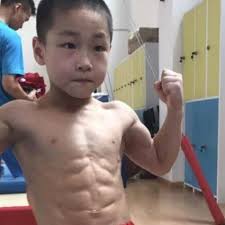 Does not mean they are in good i have had noticeably defined abs since i was around 14 i wrestled and played american football during this time. Cruel Or Cool Seven Year Old With A Six Pack Sparks Debate In China South China Morning Post