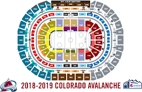 view seating chart hockey pepsi center seating full size